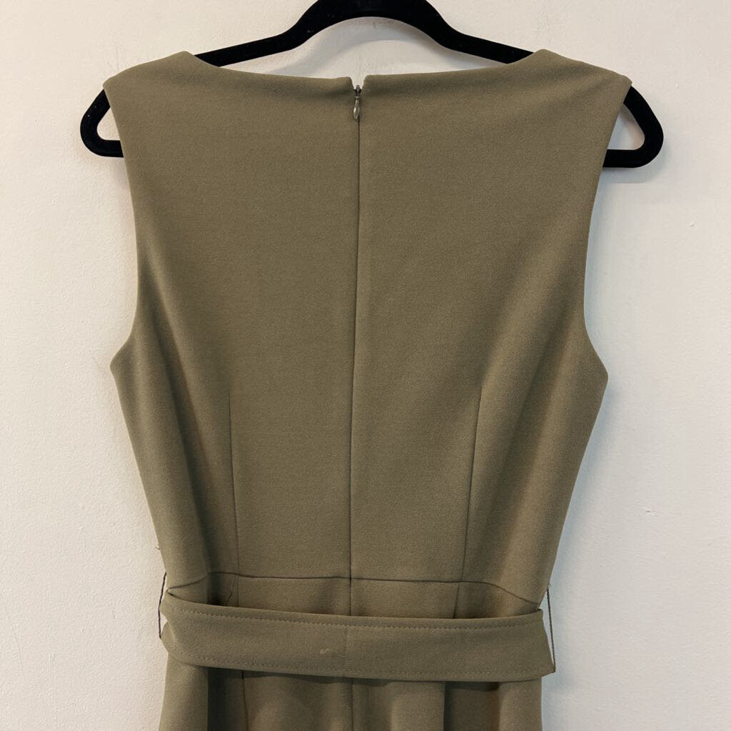 Calvin Klein Green Sleeveless V Neck Jumpsuit 8