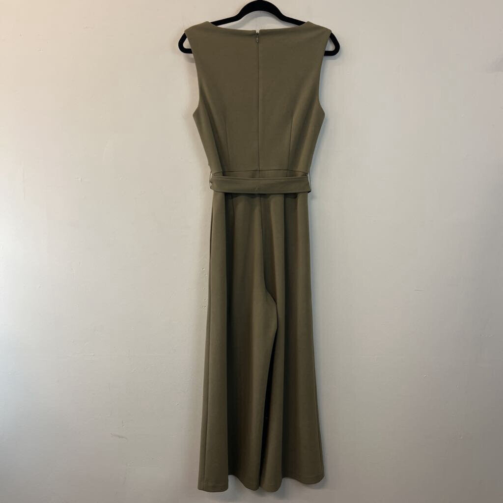 Calvin Klein Green Sleeveless V Neck Jumpsuit 8