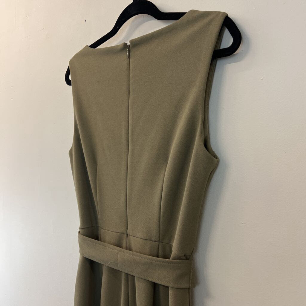 Calvin Klein Green Sleeveless V Neck Jumpsuit 8