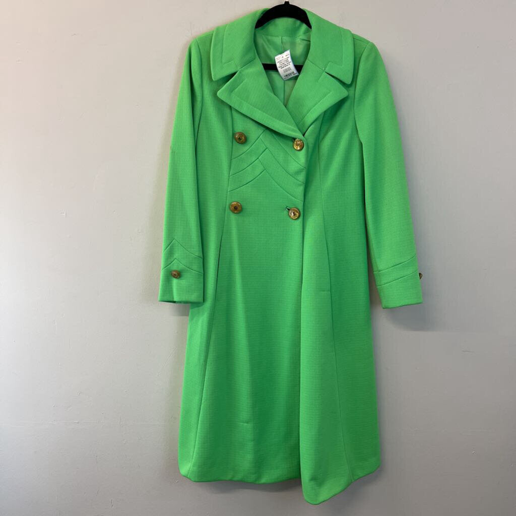 Vintage Voyager West Green Long Jacket Small