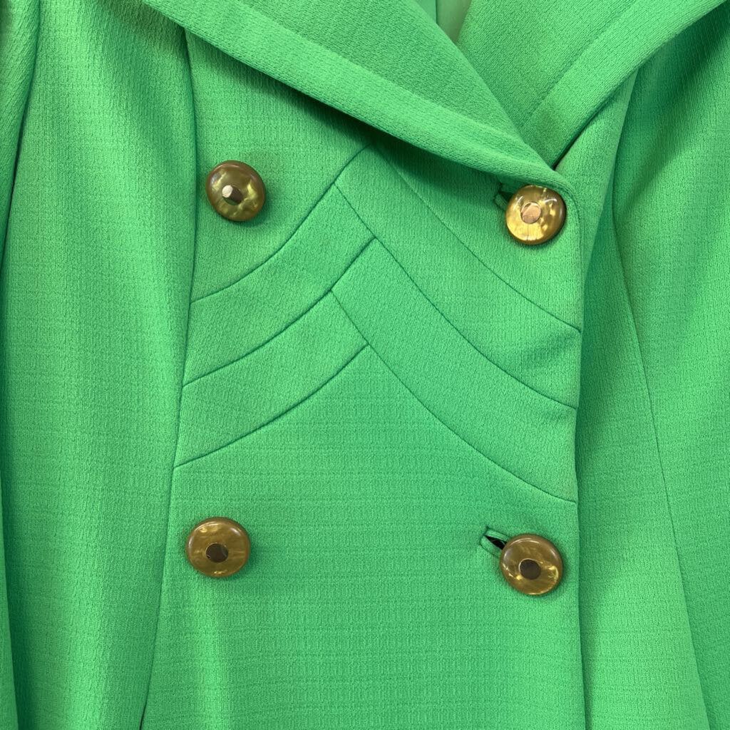 Vintage Voyager West Green Long Jacket Small