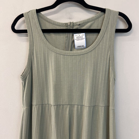 Green Sleeveless Jumpsuit Small