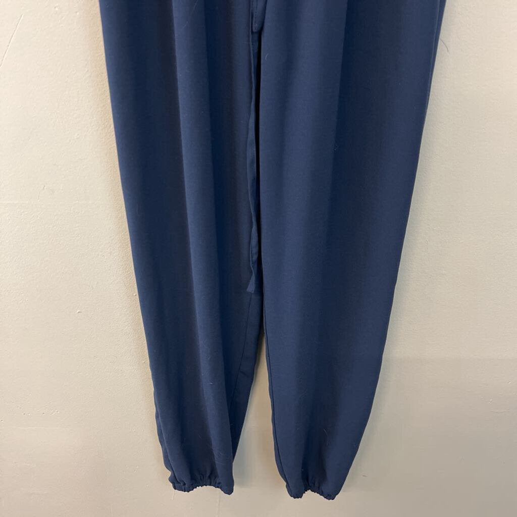 Cabi Navy Sleeveless Tie Waist Jumpsuit Extra Small