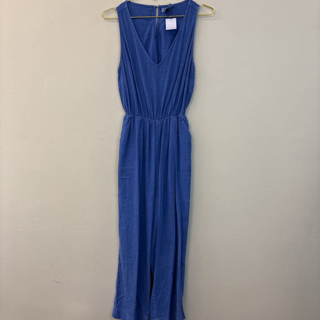 Universal Thread Blue Sleeveless Jumpsuit Small