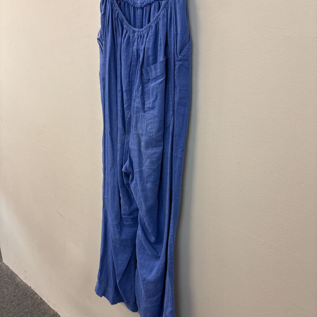 Universal Thread Blue Sleeveless Jumpsuit Small