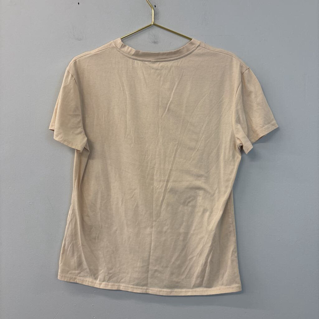 Beige/ Multi Kindness Matters Short Sleeve Graphic Tee Medium