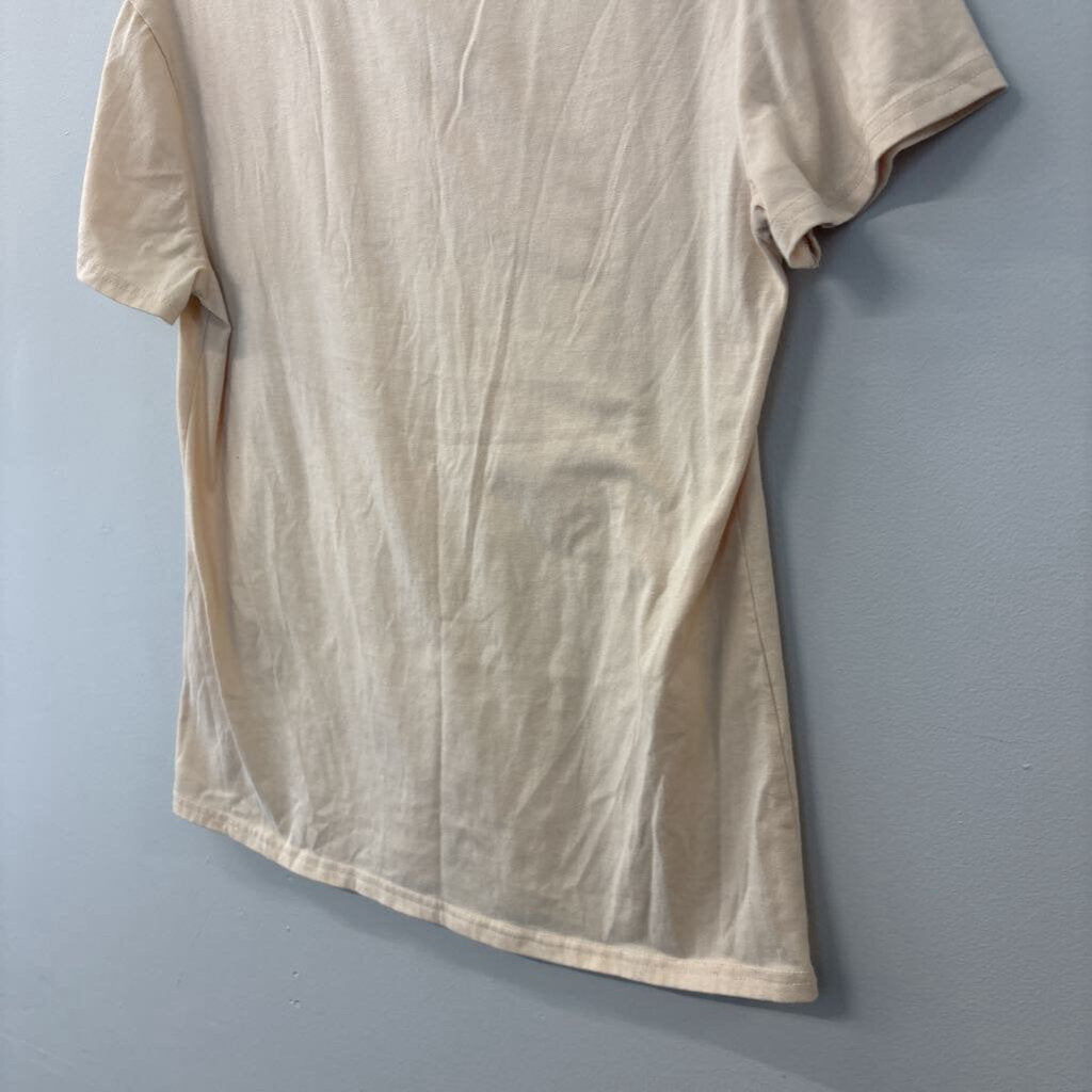 Beige/ Multi Kindness Matters Short Sleeve Graphic Tee Medium