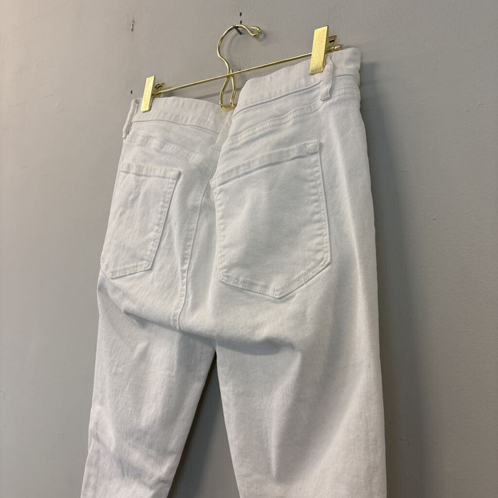 Loft White Modern Skinny Crop Jeans 28