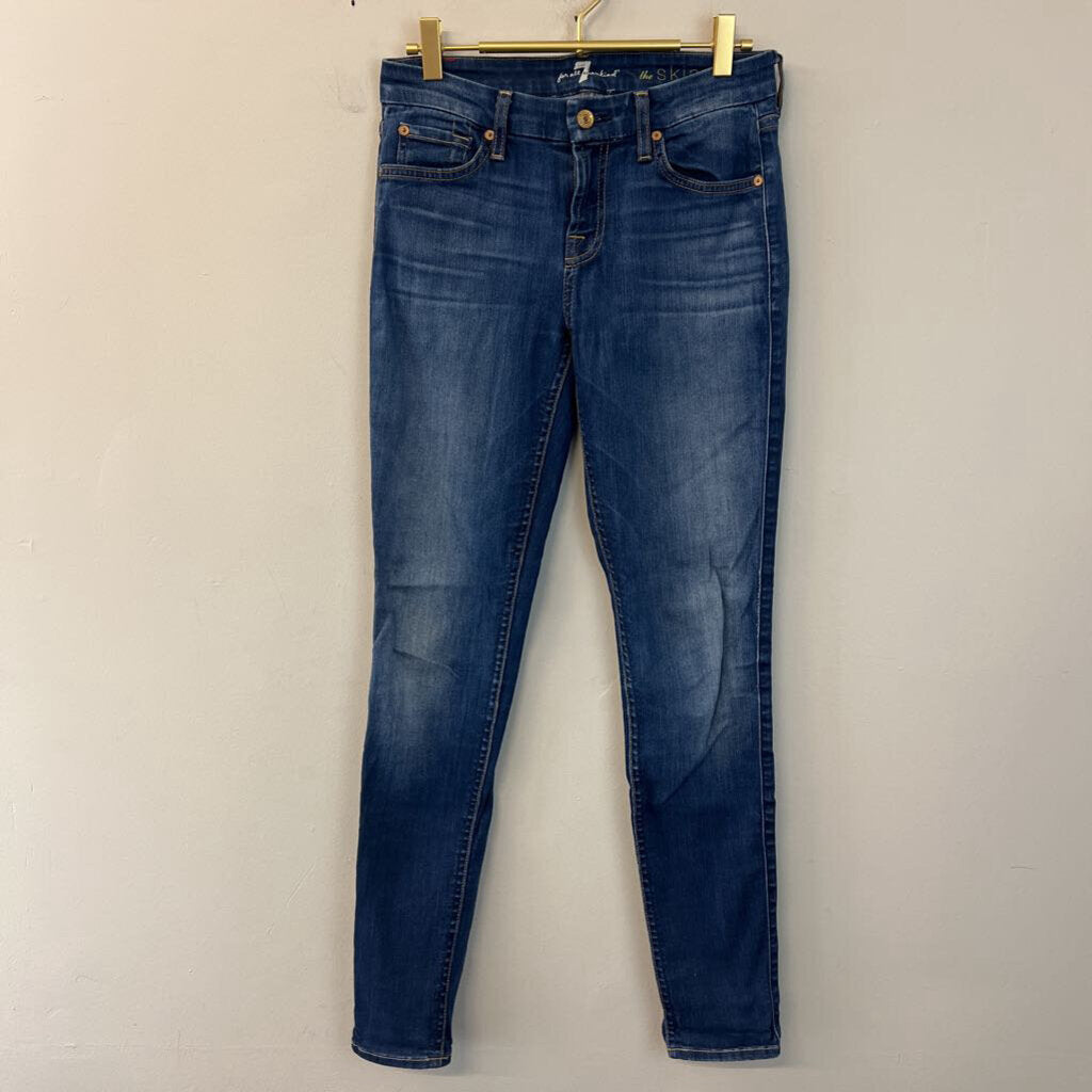 7 For All Mankind Dark Wash The Skinny Jeans 26