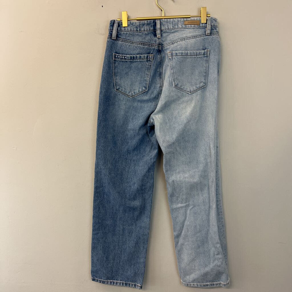 Blank NYC Medium/ Light Wash Two Tone The Baxter Jeans 26