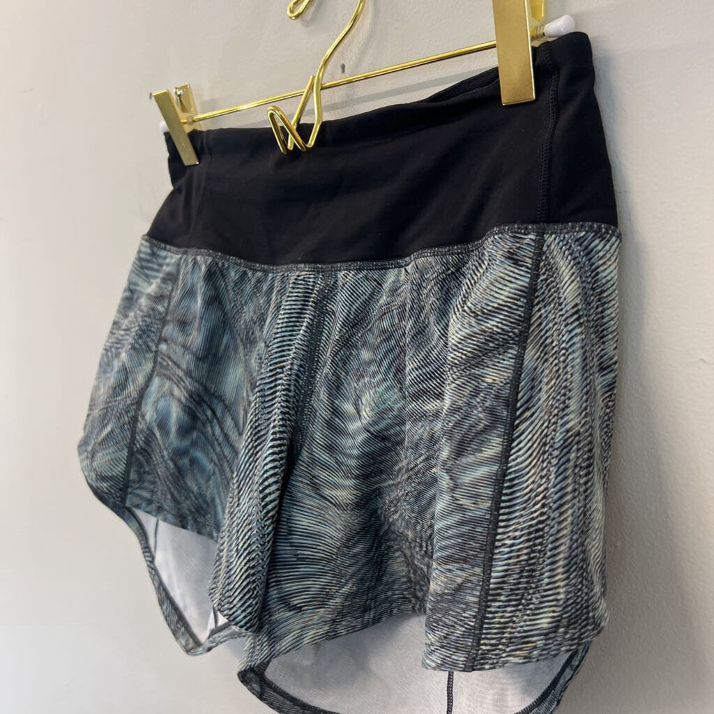 Lululemon Black/ Multi Hotty Hot Shorts 2