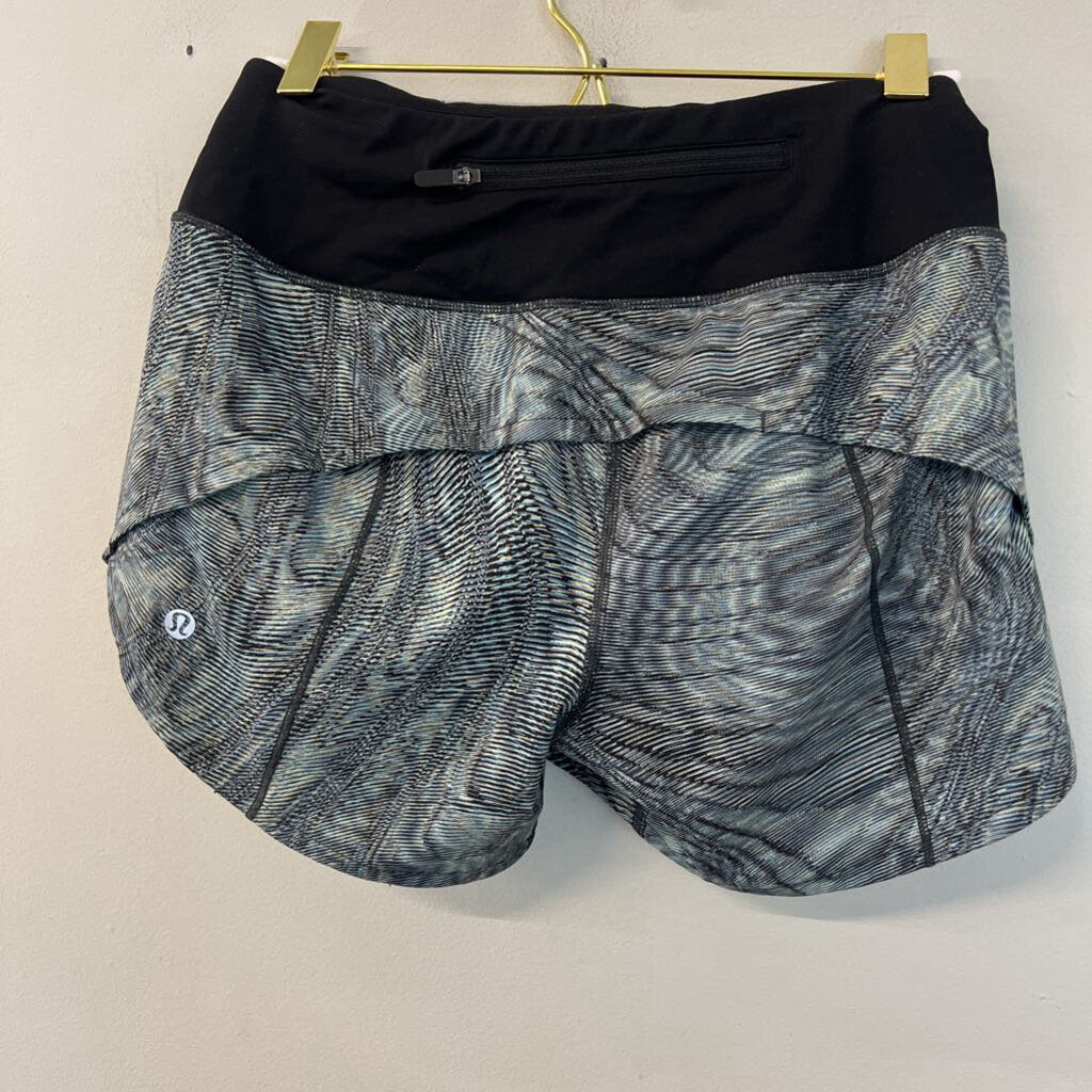 Lululemon Black/ Multi Hotty Hot Shorts 2