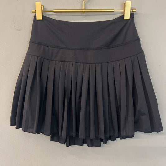 Gold Hinge Black Pleated Athletic Skort Small