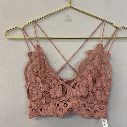FP One Mauve Pink Lace Bralette Extra Small
