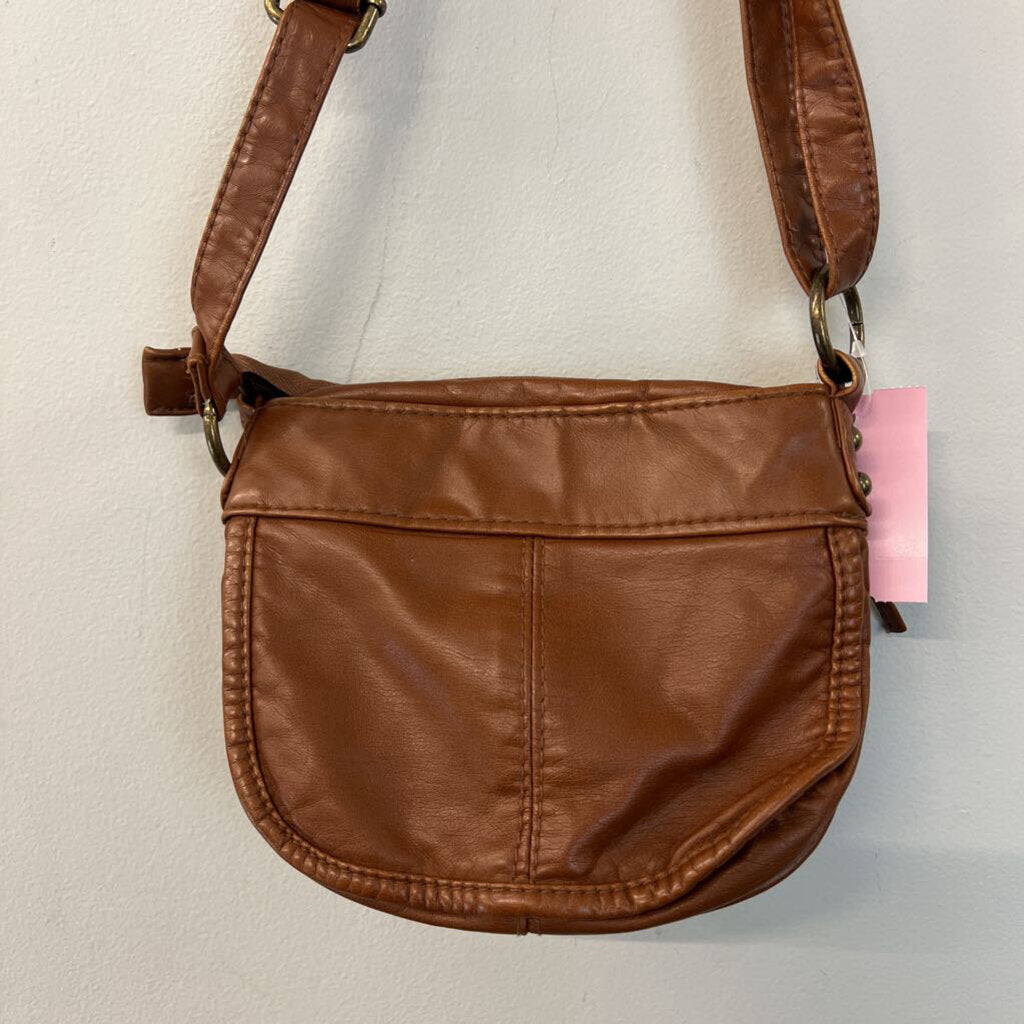 Small Brown Leather Crossbody Purse