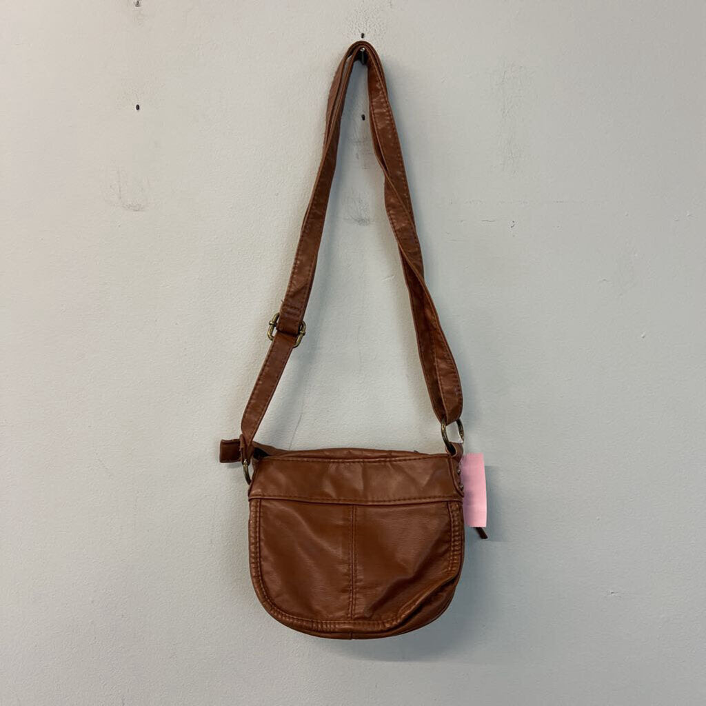 Small Brown Leather Crossbody Purse