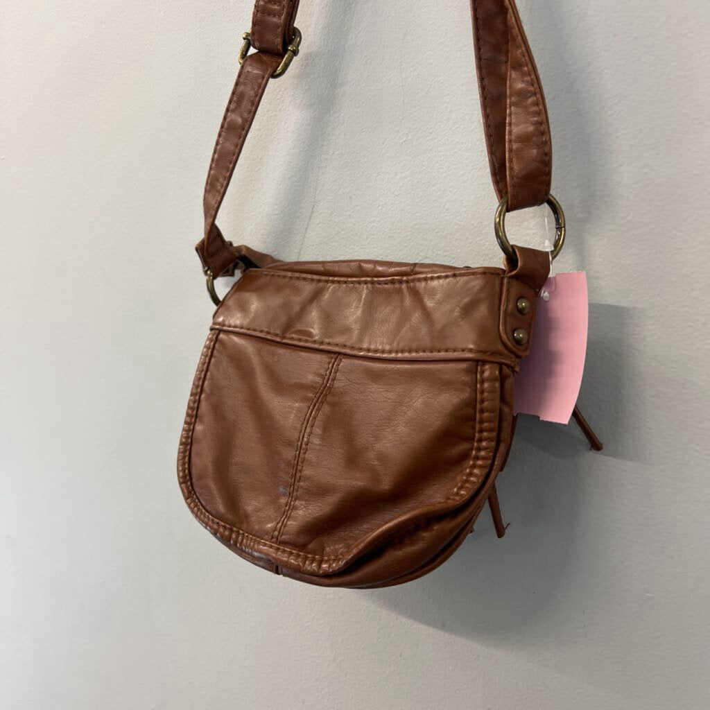 Small Brown Leather Crossbody Purse