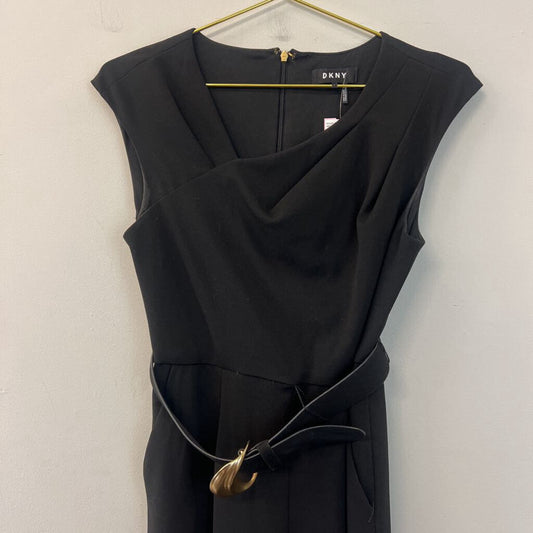 DKNY Black Jumpsuit With Belt 2