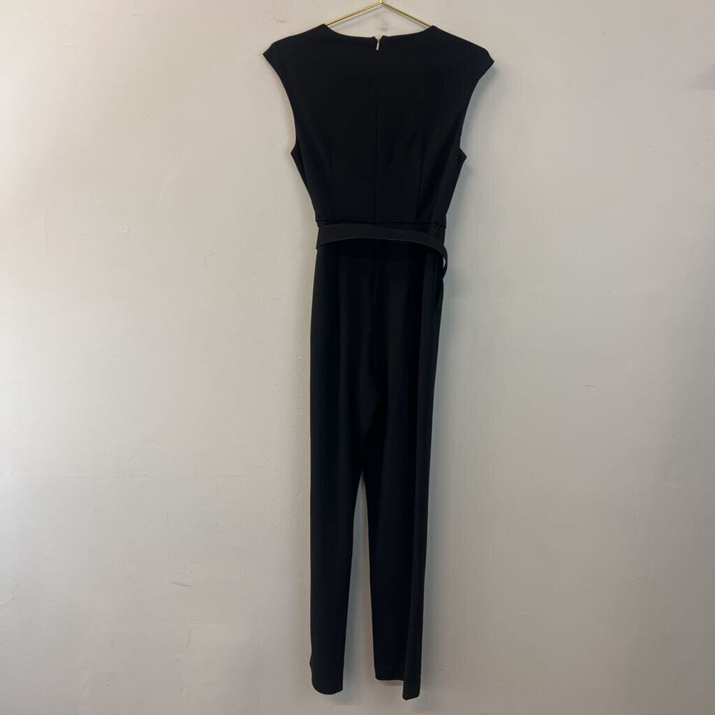 DKNY Black Jumpsuit With Belt 2