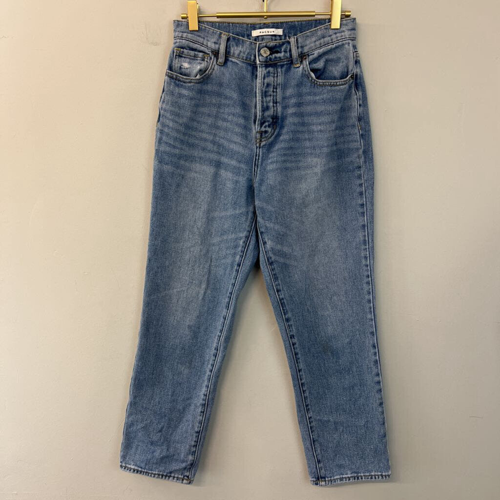 PacSun Light Wash High Rise Straight Jeans 25