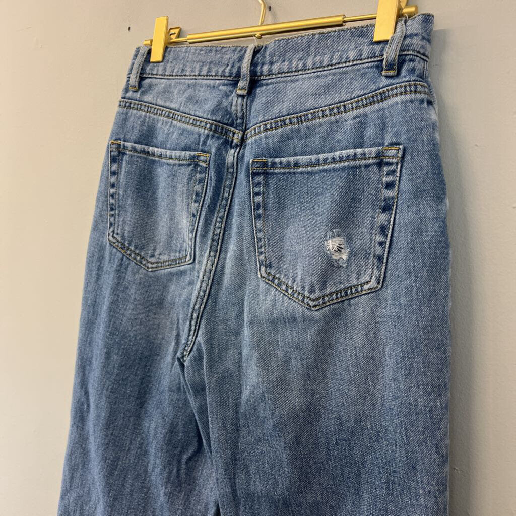 PacSun Light Wash High Rise Straight Jeans 25