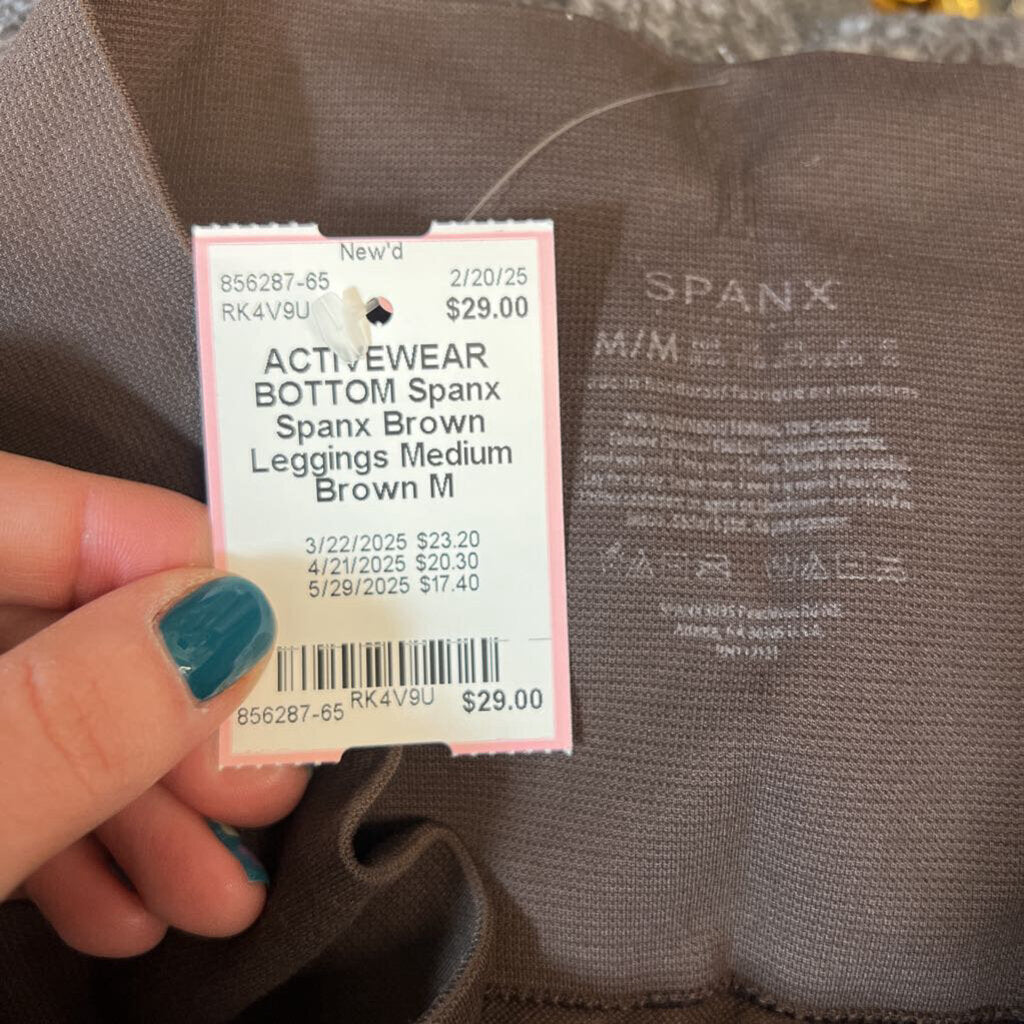 Spanx Brown Leggings Medium