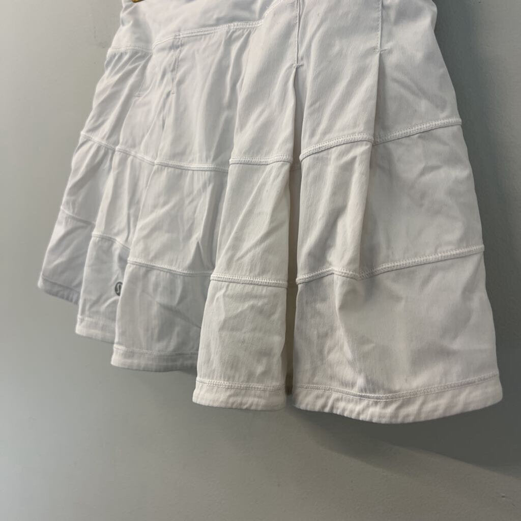 Lululemon White Rival Athletic Skort 0