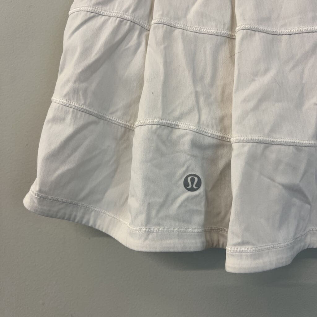 Lululemon White Rival Athletic Skort 0