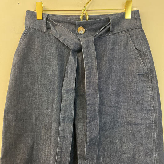 Mod Cloth Dark Wash High Waisted Denim Pants 2