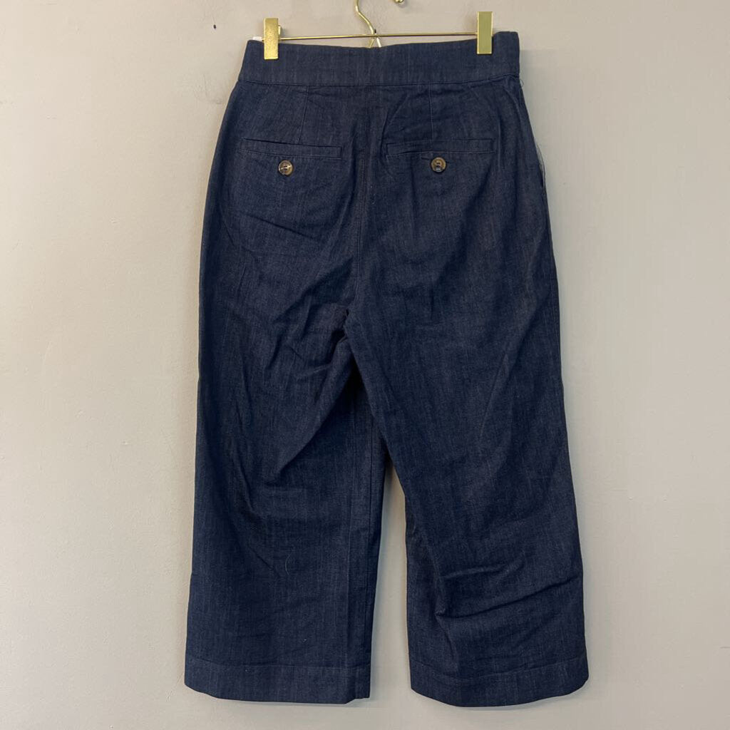 Mod Cloth Dark Wash High Waisted Denim Pants 2