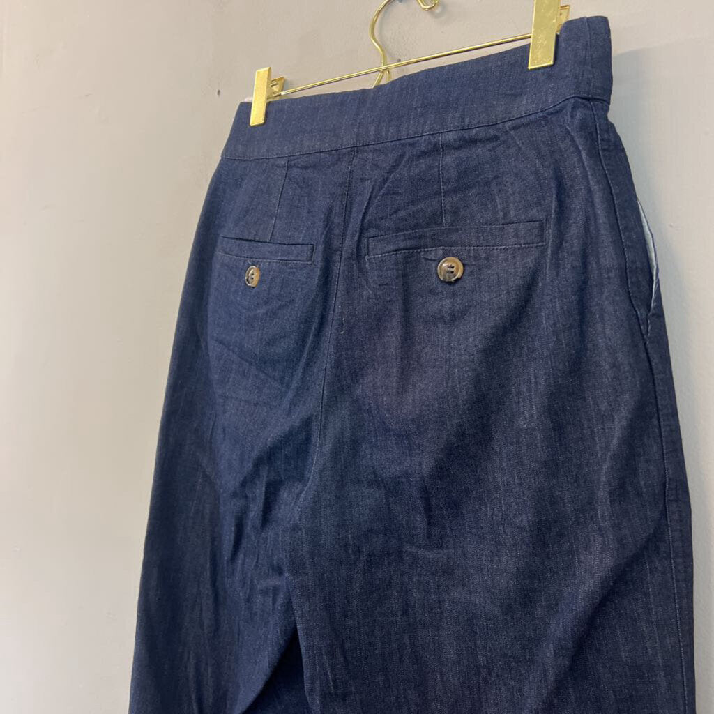 Mod Cloth Dark Wash High Waisted Denim Pants 2