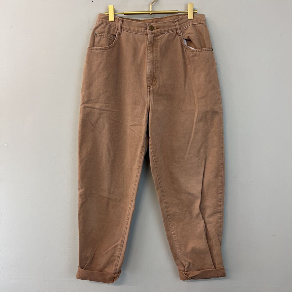 Hunt Club Light Brown High Waisted Wide Leg Pants 14