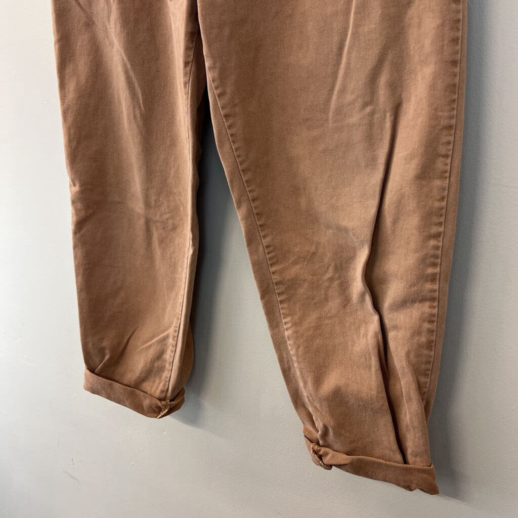 Hunt Club Light Brown High Waisted Wide Leg Pants 14