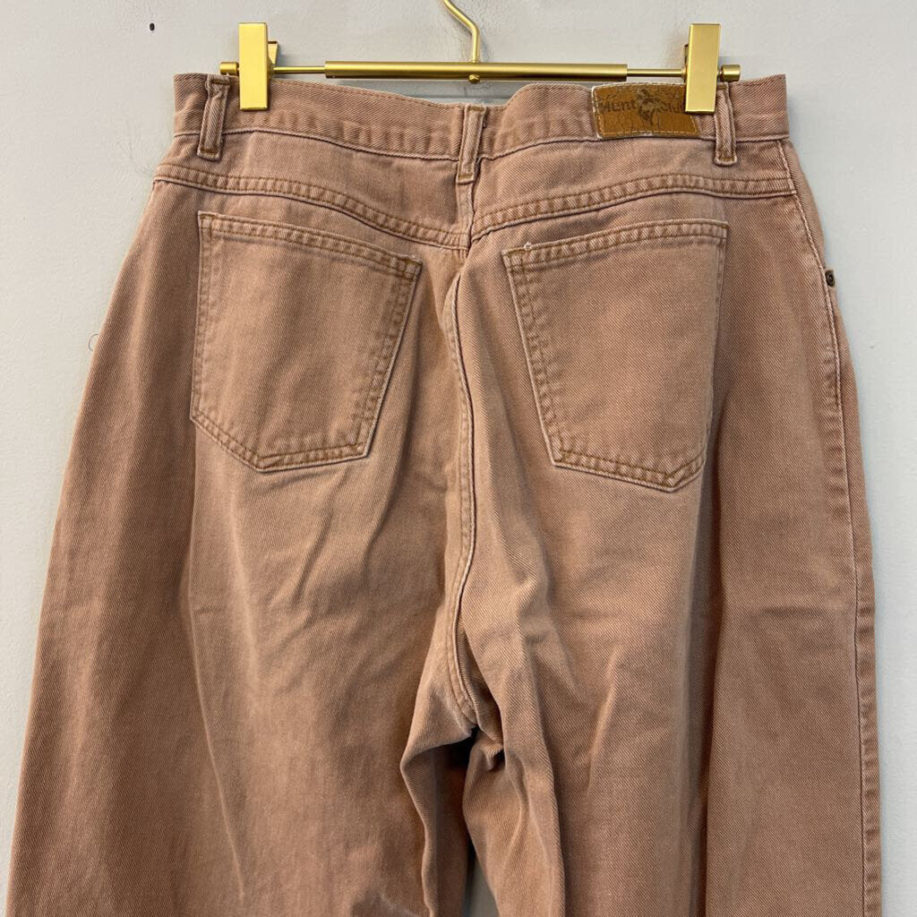 Hunt Club Light Brown High Waisted Wide Leg Pants 14