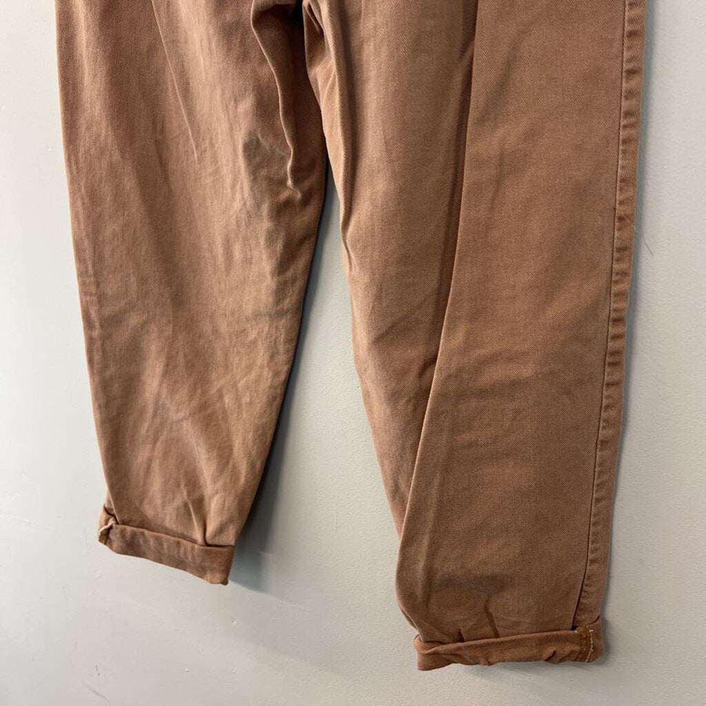 Hunt Club Light Brown High Waisted Wide Leg Pants 14