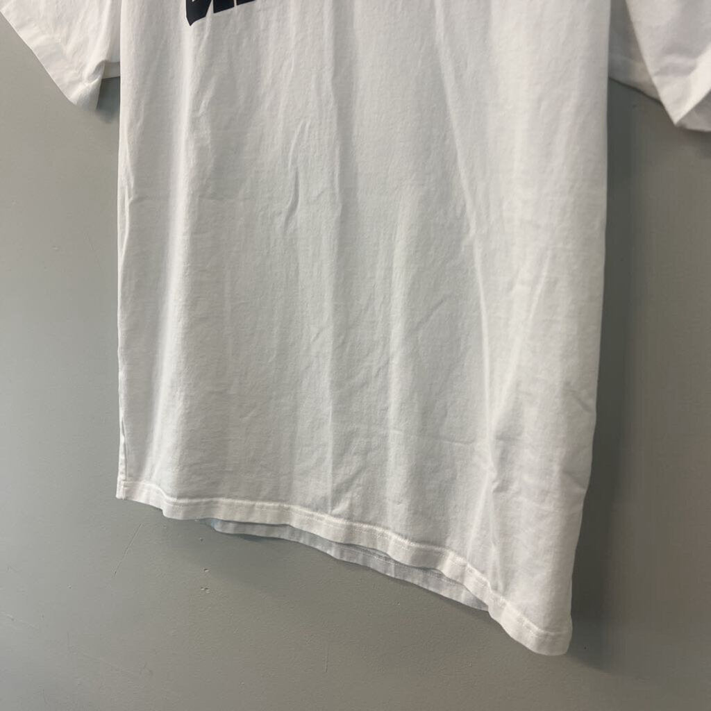 Carhartt White/ Black Logo Short Sleeve Graphic Tee Medium