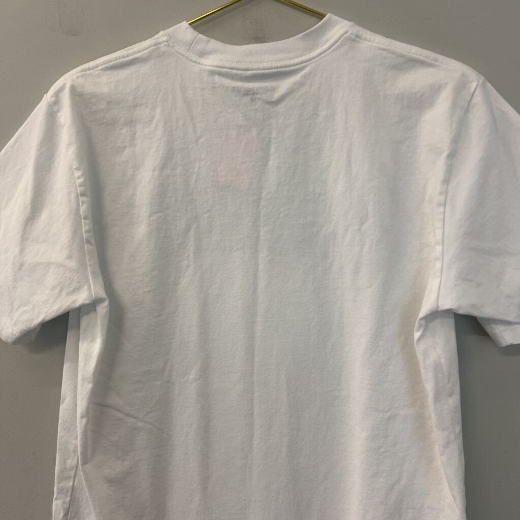 Carhartt White/ Black Logo Short Sleeve Graphic Tee Medium