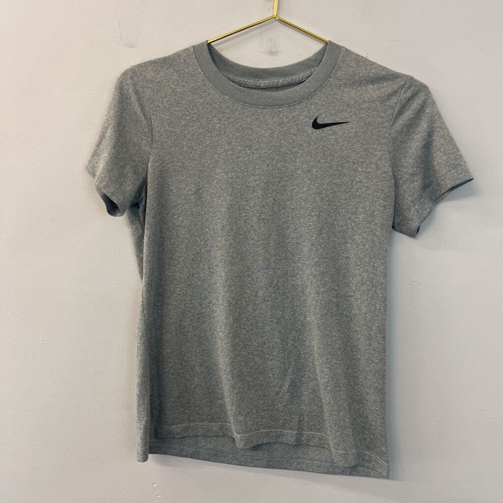 Nike Grey Short Sleeve Athletic Top Small