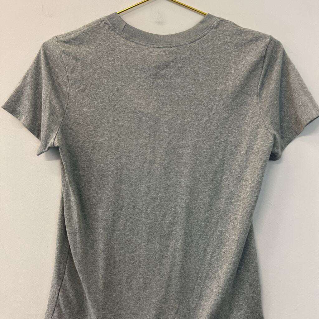 Nike Grey Short Sleeve Athletic Top Small