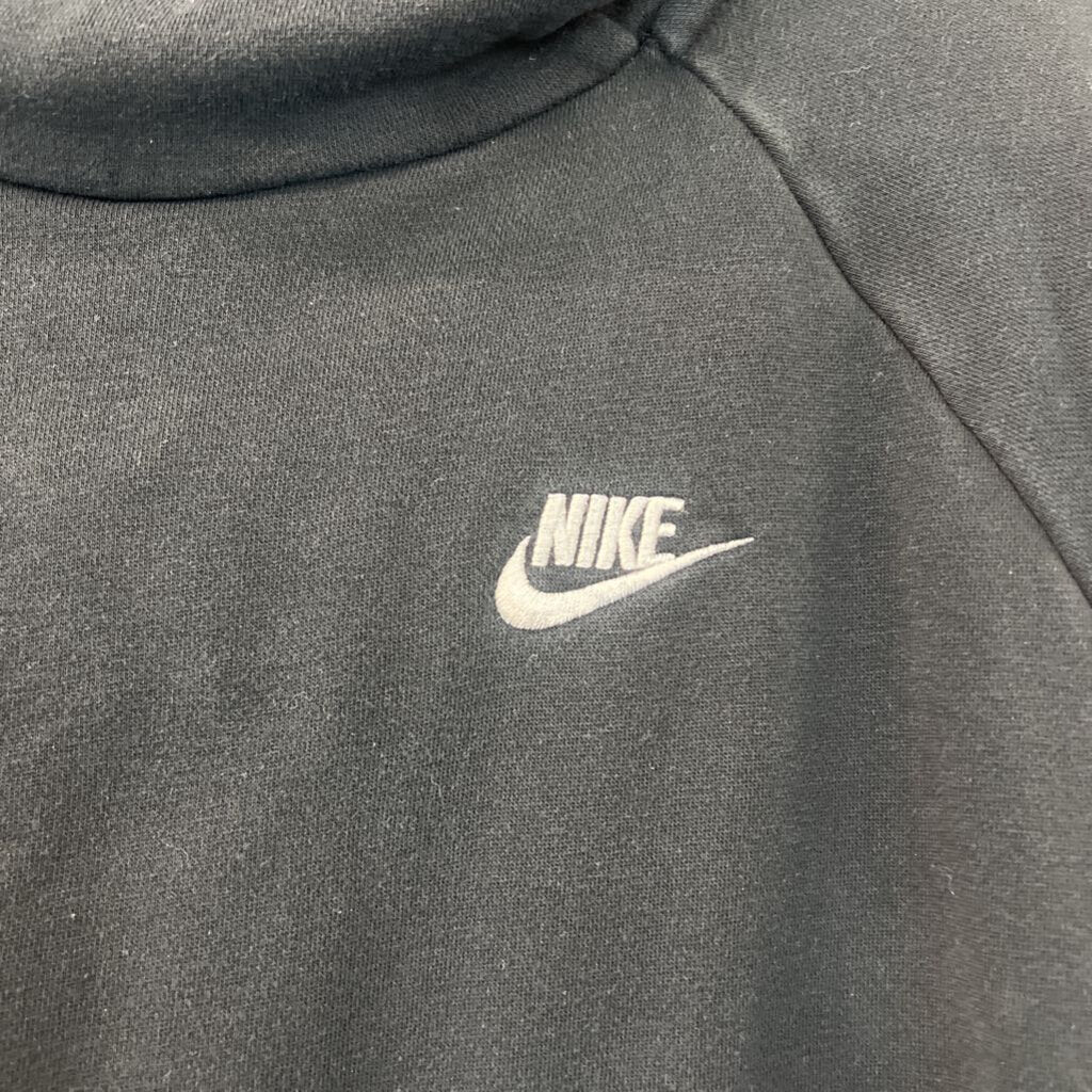 Nike Black/ White Logo Hoodie Large