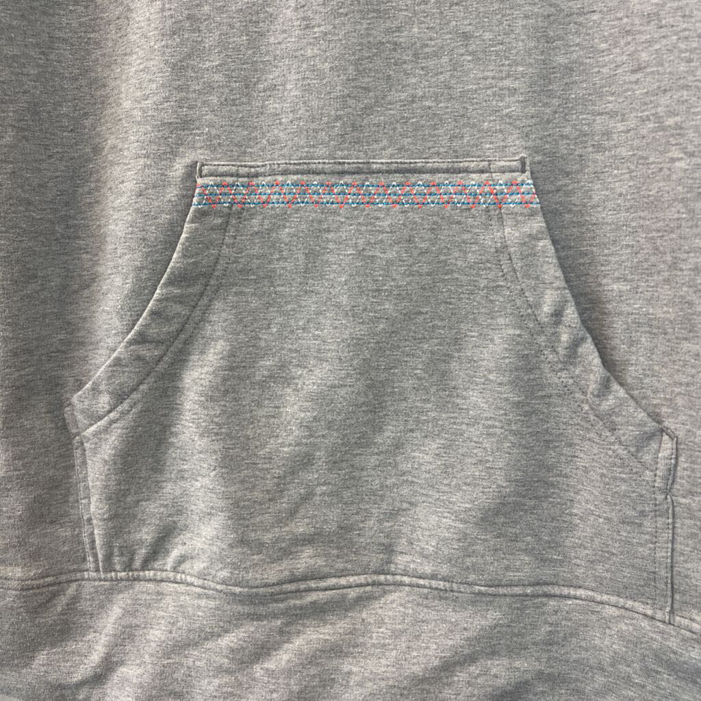 Patagonia Grey/ Multi Embroidered Stitch Hoodie Medium