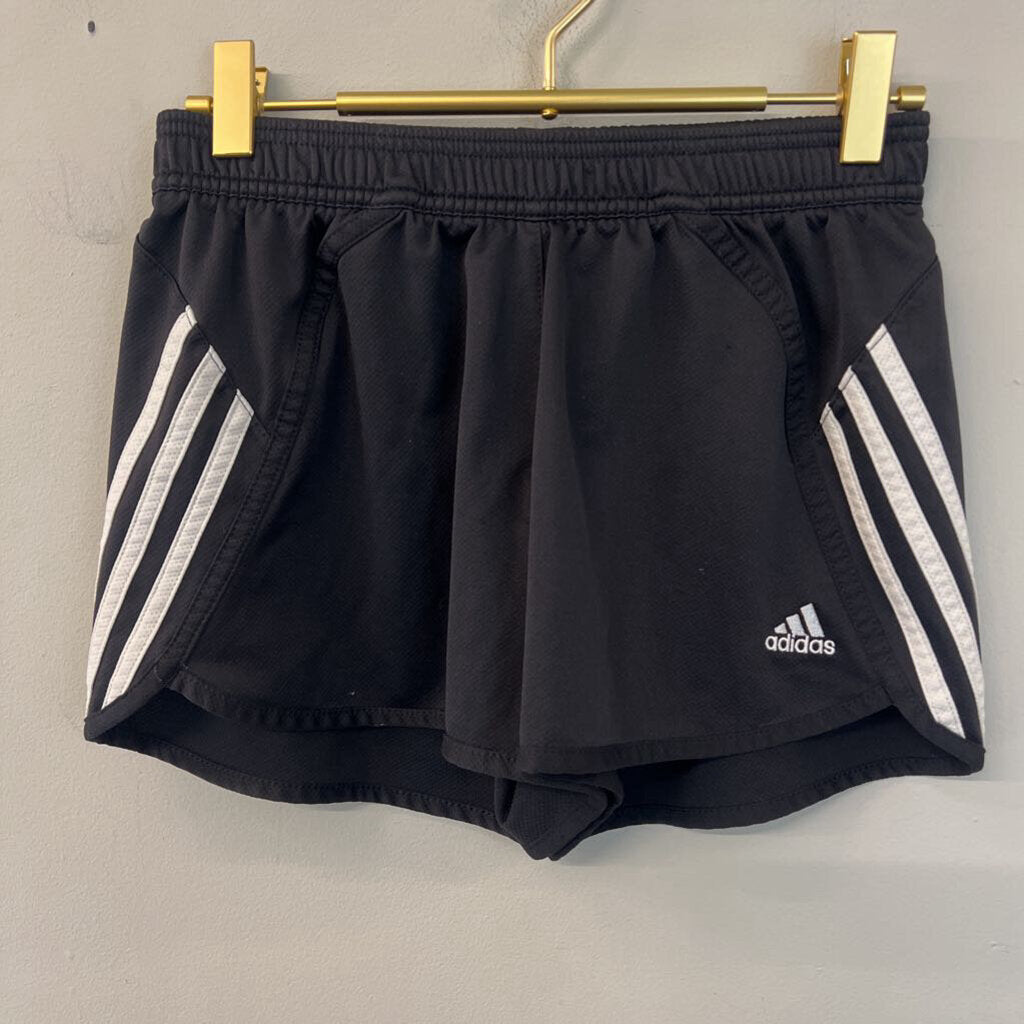 Adidas Black/ White Athletic Shorts Extra Small