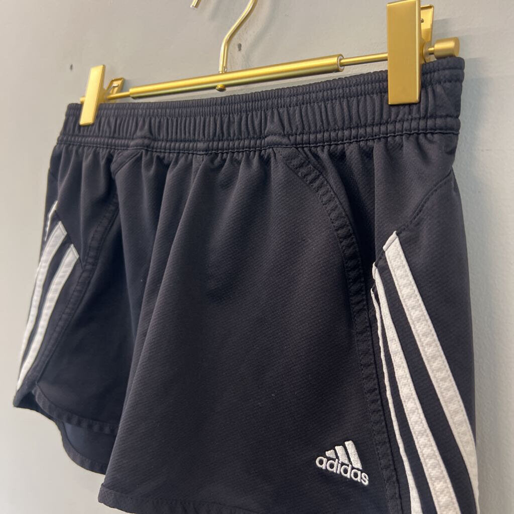 Adidas Black/ White Athletic Shorts Extra Small