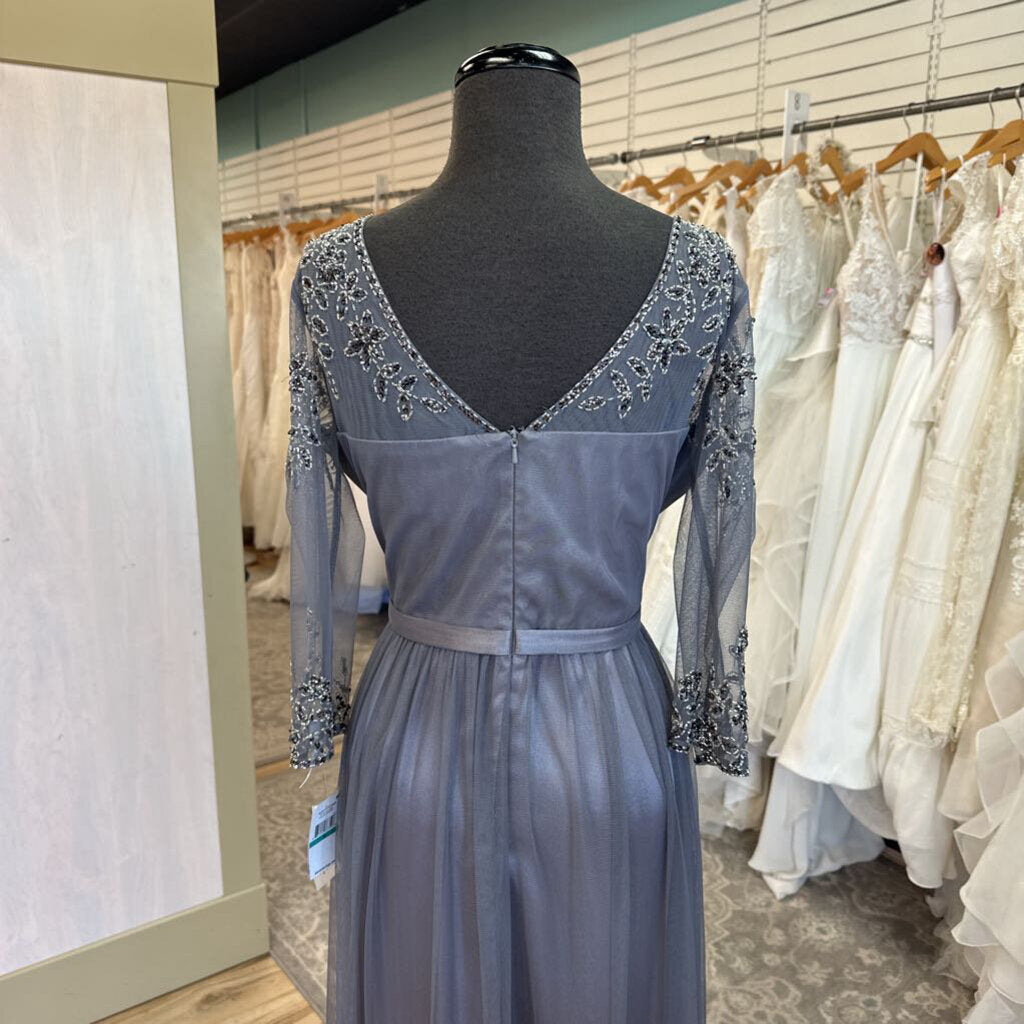 Alex Evenings Beaded Tulle Long Dress 16