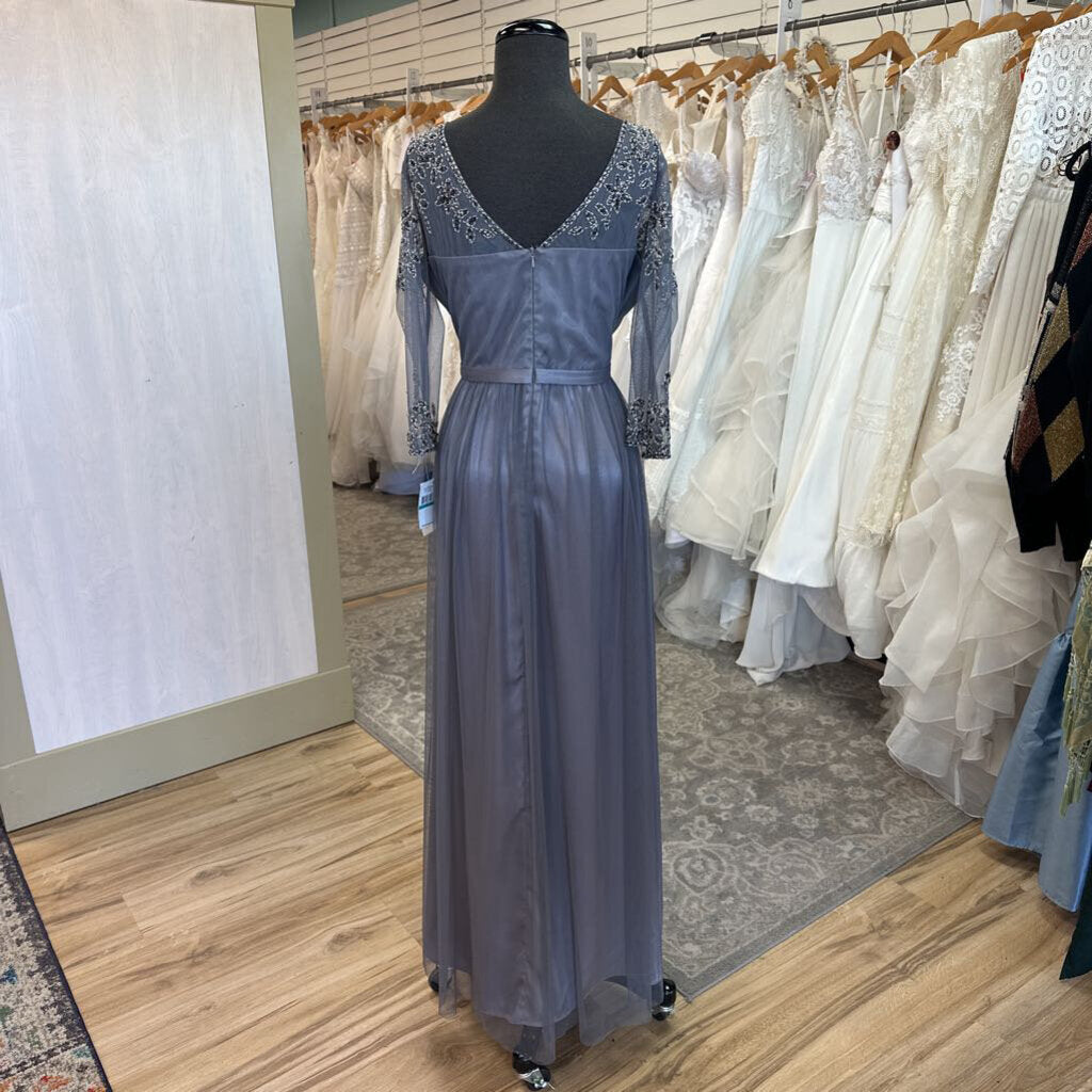 Alex Evenings Beaded Tulle Long Dress 16