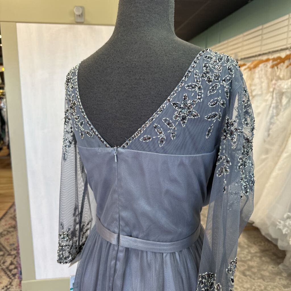 Alex Evenings Beaded Tulle Long Dress 16