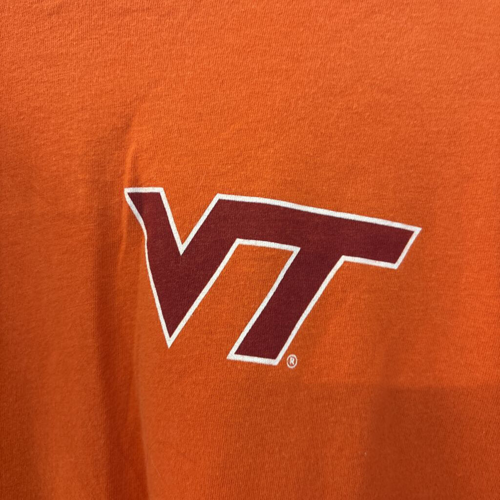 Original League Orange VT Long Sleeve Top Small