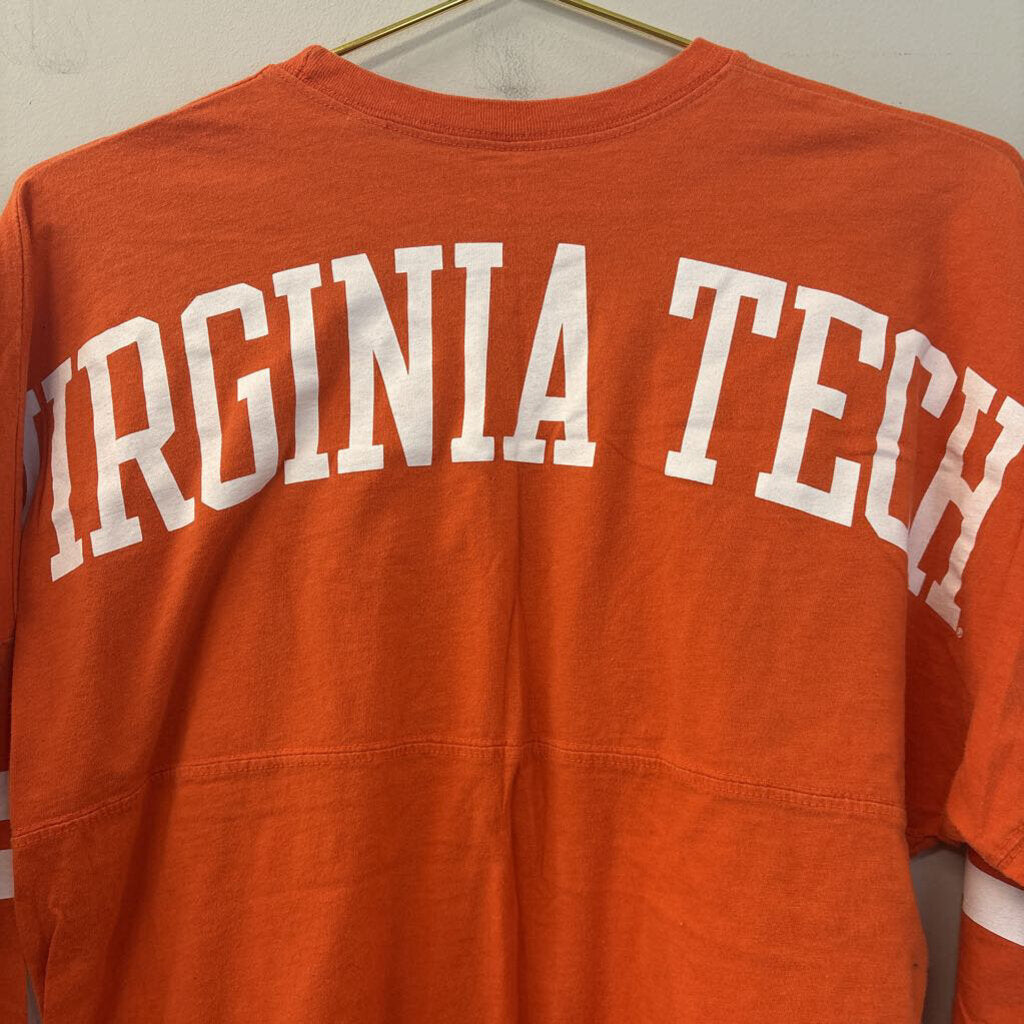 Original League Orange VT Long Sleeve Top Small