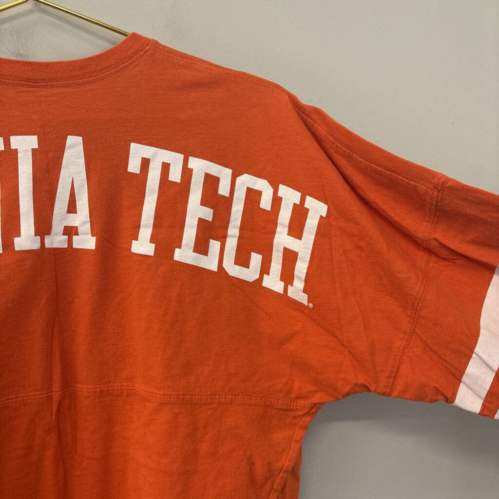 Original League Orange VT Long Sleeve Top Small