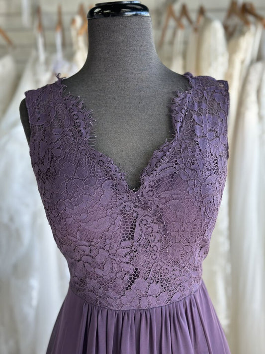 JJs House Lace Top Tie Back Dress Large